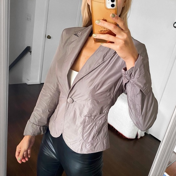 🩶 SAVANNAH GREY BASIC BLAZER JACKET! - Picture 2 of 14